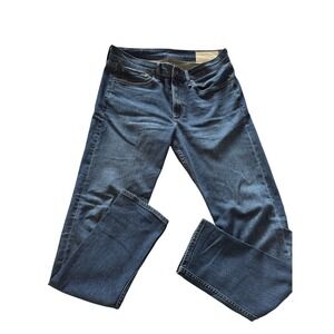 Rag & Bone Men's Dark Wash Denim 32 x 32 Markham Zip Fly Quiet Luxury Minimalist